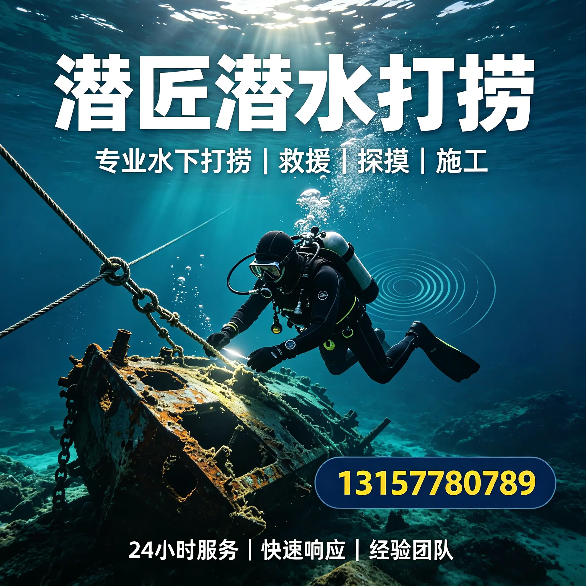 永福水下打捞作业服务产品